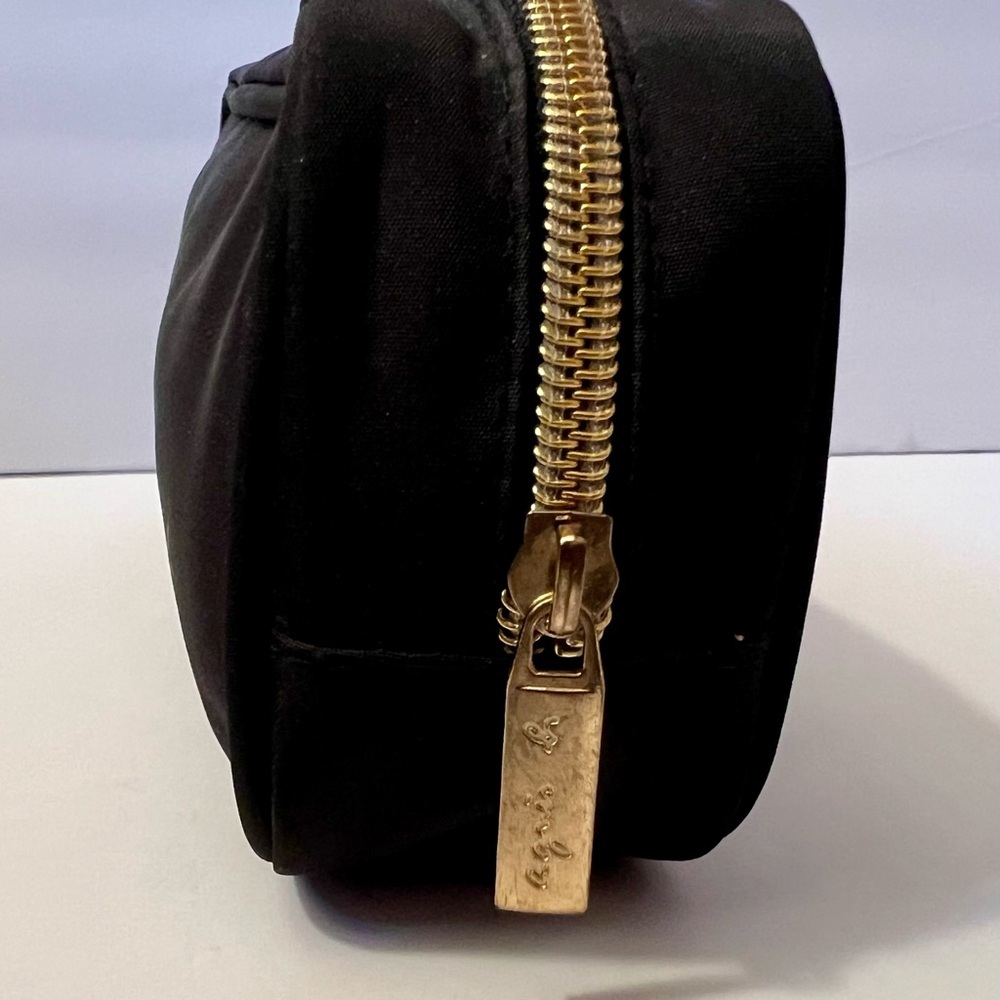 Agnes b x Cathay Pacific inflight amenity pouch bag black gold airline canvas - Picture 5 of 6